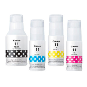 Combo de 4 Botellas de Tinta Canon GI-11